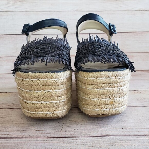 Paloma Barcelo Woven Platform Espadrille Sandals - Picture 6 of 15